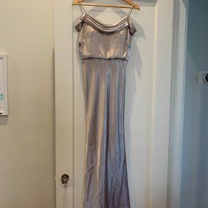 Jenny Yoo Champagne Gold Dress size 4